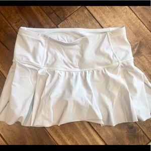 White Lululemon skirt size 4
